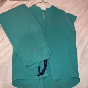 Figs set! Rafaela top size small. Basic pants size small.